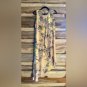 BCBGMaxAzria asymmetrical sleeveless dress.